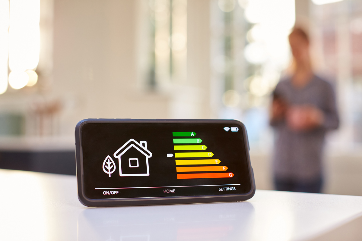 Smart energy meter for solar panel production on a residential home