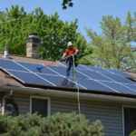 cleaning solar panels